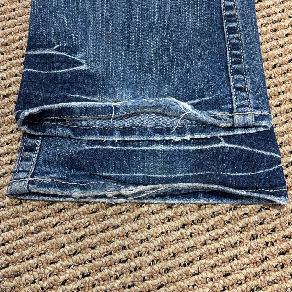 BKE Flare Wide Leg Blue Jeans - Picture 5 of 10